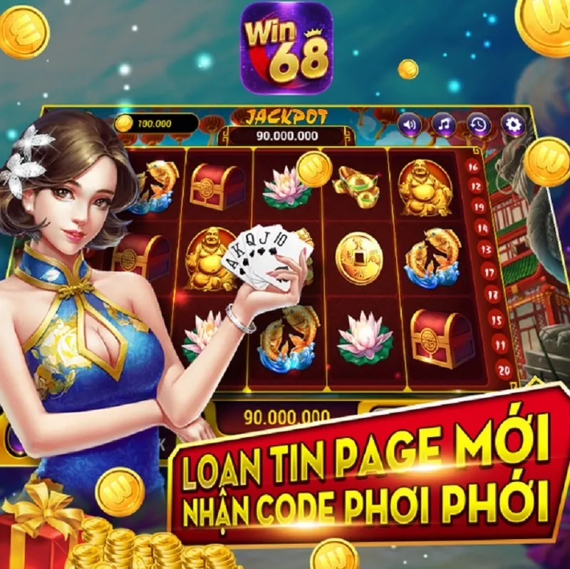 Tặng quà tân thủ Win68 Giftcode trị giá 100k
