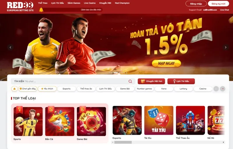 Hướng dẫn đăng ký Red88