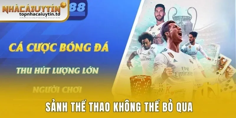 Sảnh thể thao không thể bỏ qua